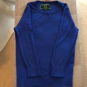 Royal blue C. Wonder sweater.  3/4 length sleeves.